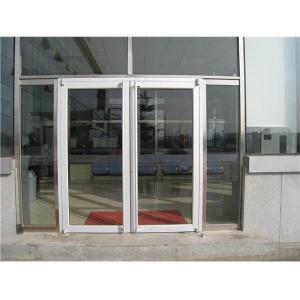 China Toughened Glass AS1288 Double Hinged Door With Fixed Panel on sale