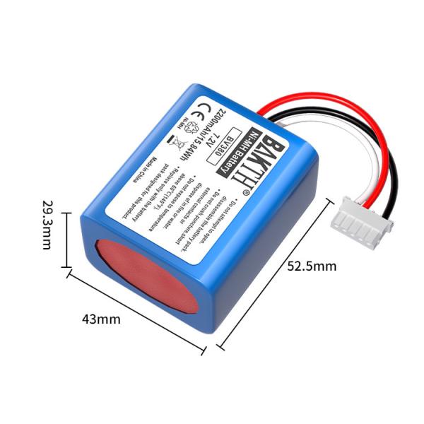 7.2V 2200mAh Rechargeable Ni Mh Battery Pack BV380 For IRobot Braava