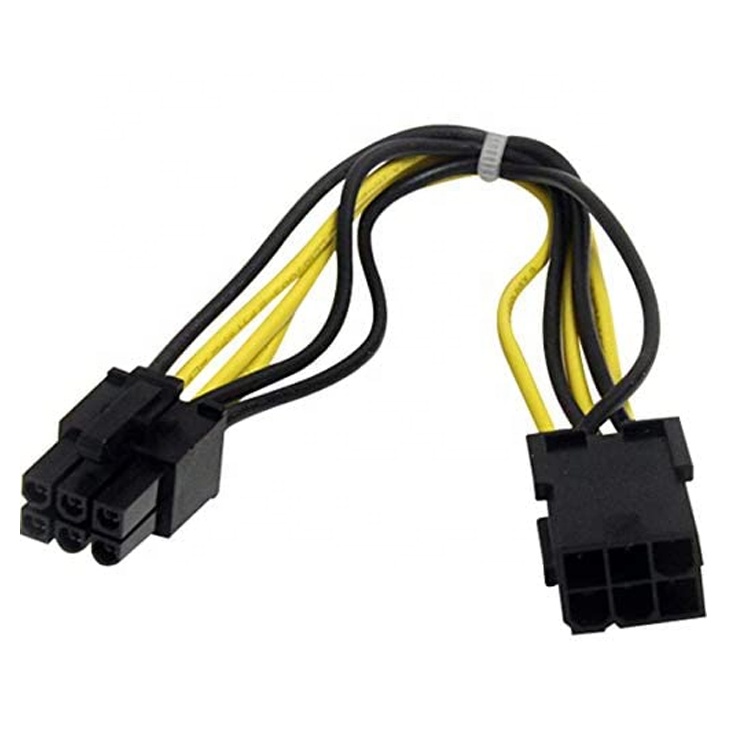 PCI-E 6 Pin to 6 Pin Male to Female GPU ATX Video Graphics Card PCIE PCI Express Power Cable