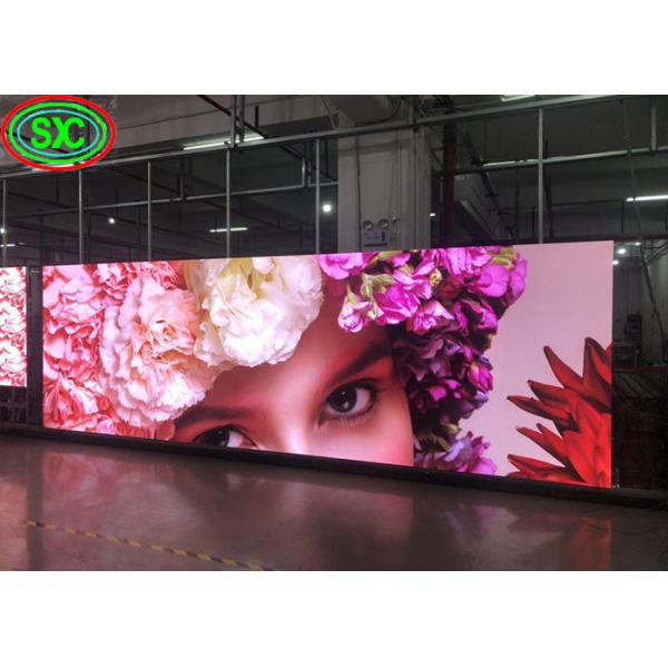 Rental Screen Module Curved P3.91 P4.81 Indoor Full Color LED Display 500*1000mm Aluminum Housing