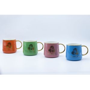Quality Customized Ceramic Mug With Electroplating For Ceramic Material for sale