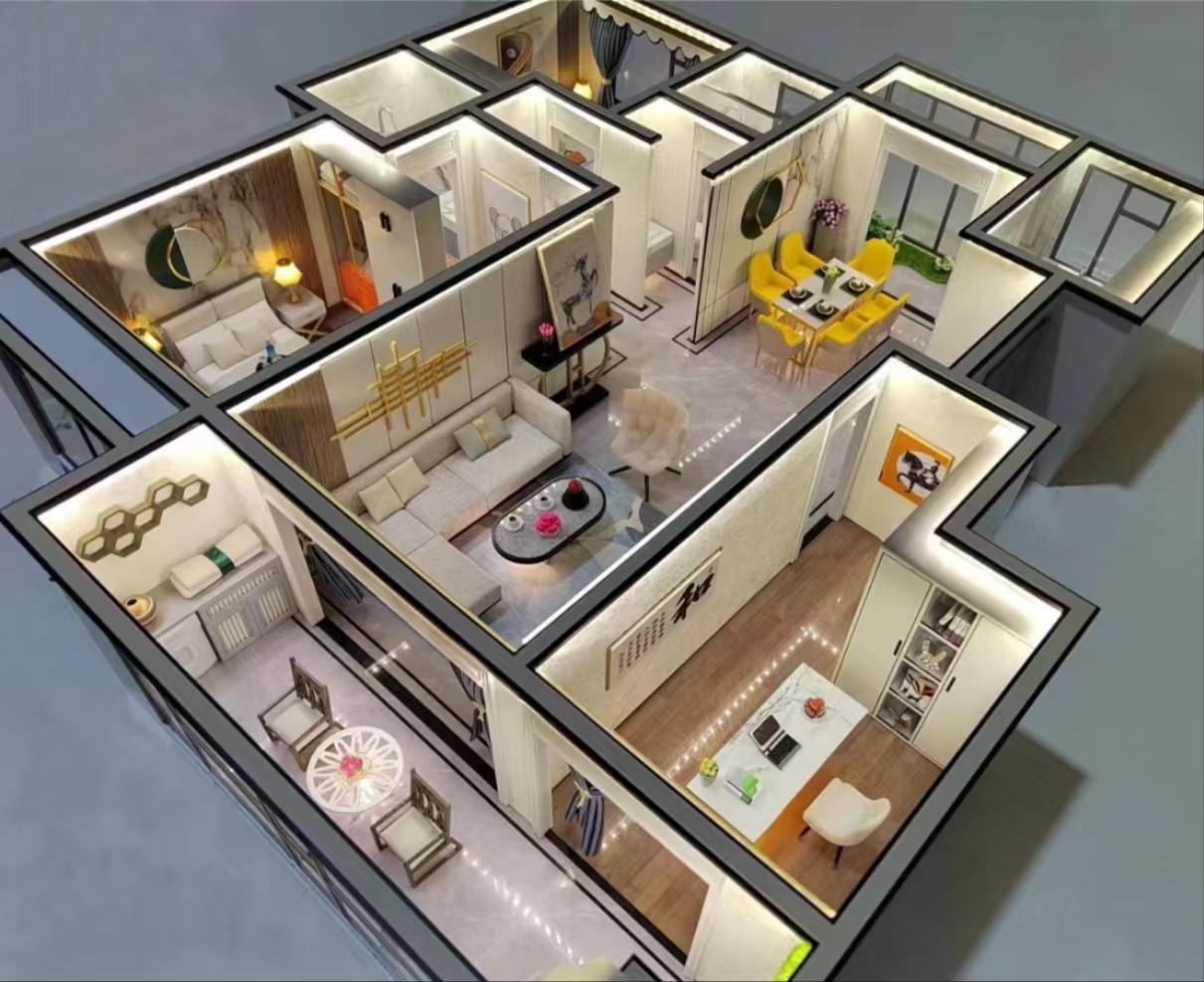 1:25 Interior Scale Model Architectural Interior Model Residential