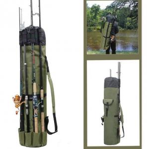 China Outdoor Sports Portable Folding 600D Oxford Fishing Rod Case Bag on sale