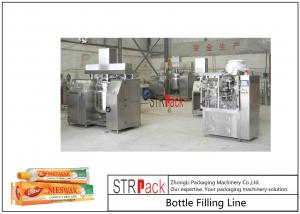 Quality Toothpaste Tube Filling And Sealing Machine Line With Circulation Vacuum Emulsifying Mixer for sale