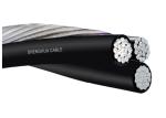 Professional Aerial Bunched Cables , Aerial Electrical Cable ABC-AAAC Triplex