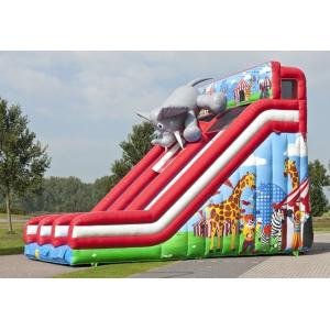 Large Circus Commercial Inflatable Slide Elephant Infatable Dry Slide