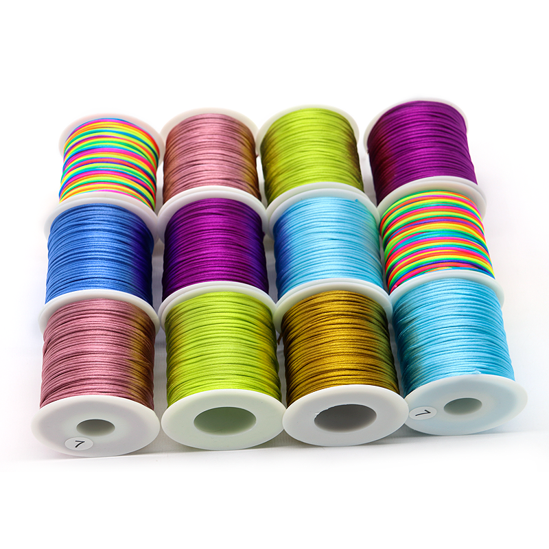 OEM/ODM Accepted 500m/Roll Strong Elastic Crystal Beading Cord for DIY Jewelry Making