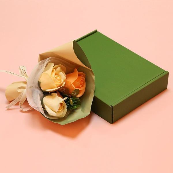 Custom 3 Layer Folding Gift Box Matt Lamination Paper Packaging Box With Logo