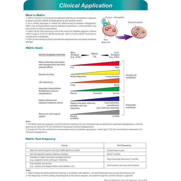 Portable Hemoglobin Meter / Glycated Hemoglobin Test System Hba1C Analyzer