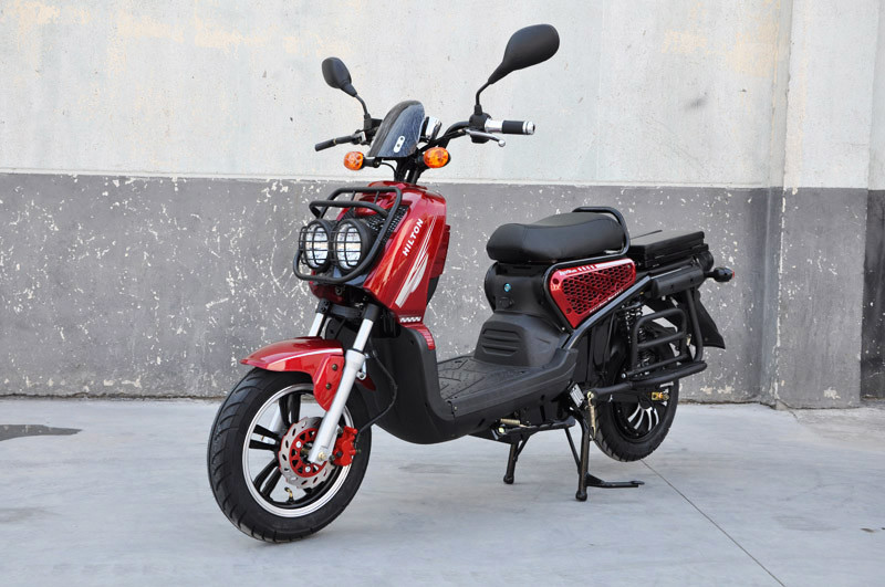 40km/H Pedal Assisted Electric Scooter , Motorcycle Electric Scooter For Adults