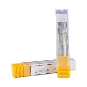 Diamond PCD Spiral Router Bits MDF Laminated Board Cnc Engraving Bits For Wood