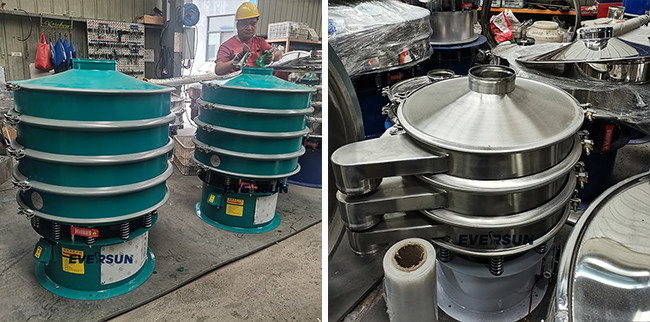 200-2000kg/Hour Vibratory Powder Screening System Fine Powder Separation