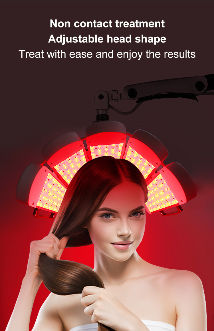 Led Red Light Hair Growth Therapy Machine Pdt Esthetician Equipment