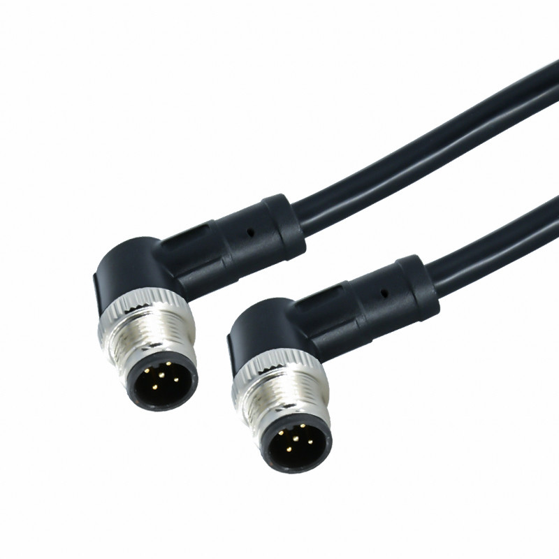 Ourdoor M12 Cable Connector A Code 5 Pins Waterproof PUR PVC AWG22-26 Sensor Wire
