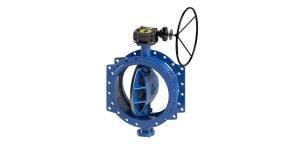Quality Long Life Ductile Iron Double Eccentric Butterfly Valve Both Side Seal Available for sale