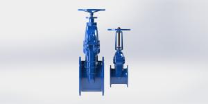 Quality Abrasion Resistant Water Supply Gate Valve EPDM/NBR Wedge for sale