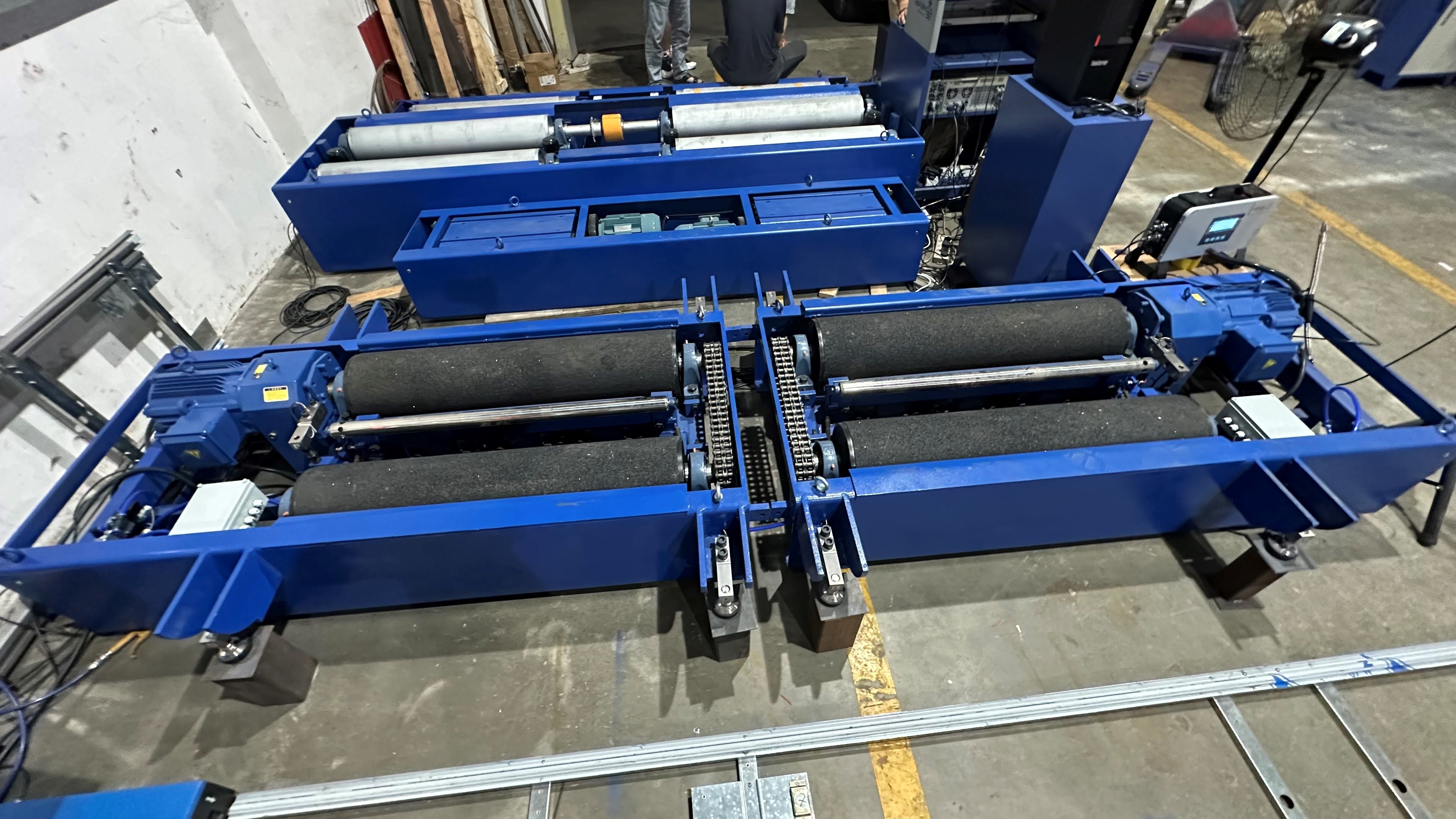 Roller Opposite Forces Type Roller Brake Tester Mobile Brake Tester With Axle Load CTFZ-15B Fitment 15T Vehicle
