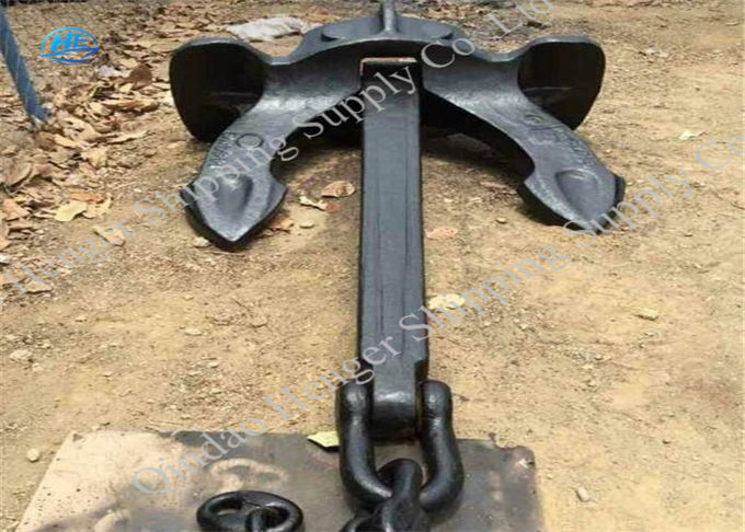 Stainless Steel Hall Type Marine Boat Anchor A Type Black Color CCS Approved