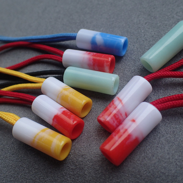 Rainbow Color Zipper Slider Puller