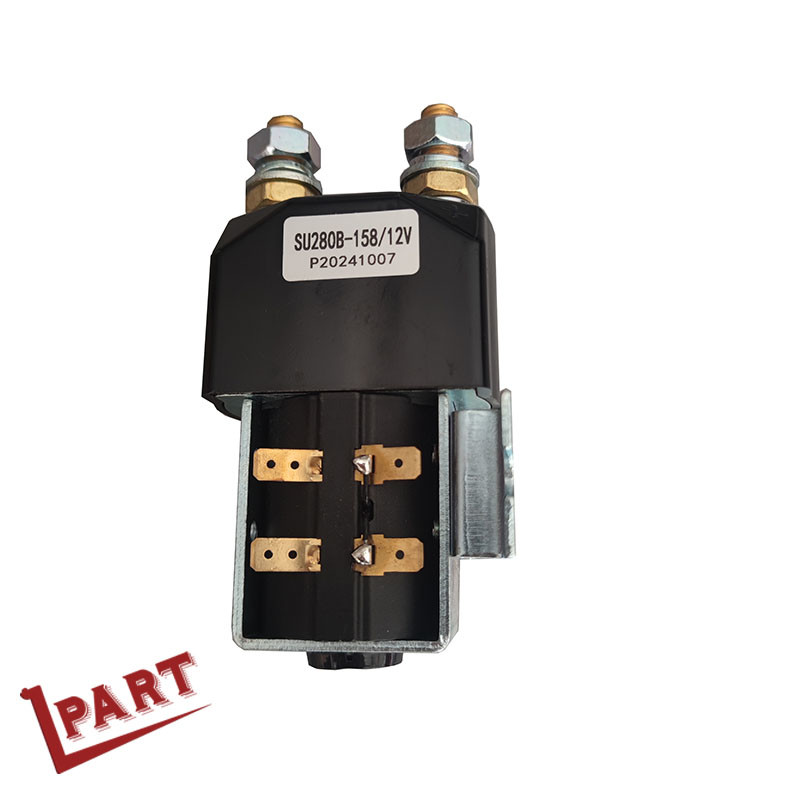 Electric Forklift Parts Black Solid DC Power Contactor SW280B-158 12V