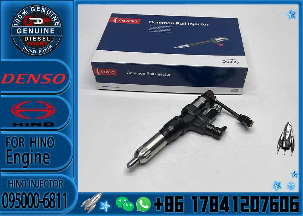 Common Rail Injector Assembly 095000-6352 095000-6351 095000-6353 095000-6811 23670-E0050 23910-1440 for Hino J05E/Hino