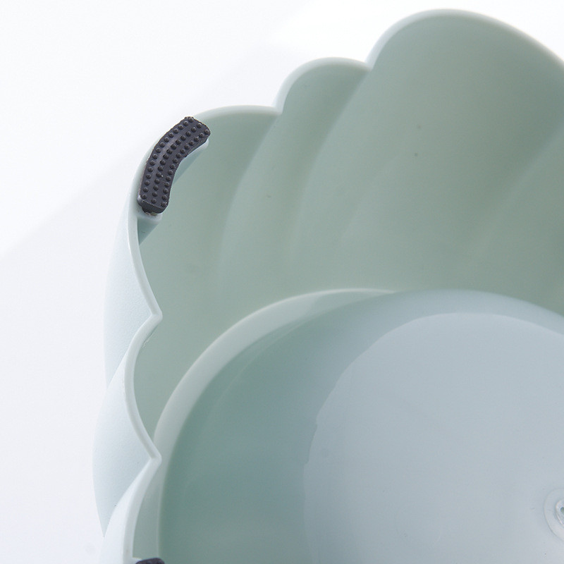 Pumpkin Type Anti Skid Stainless Steel Plastic Dog Feeder Bowl