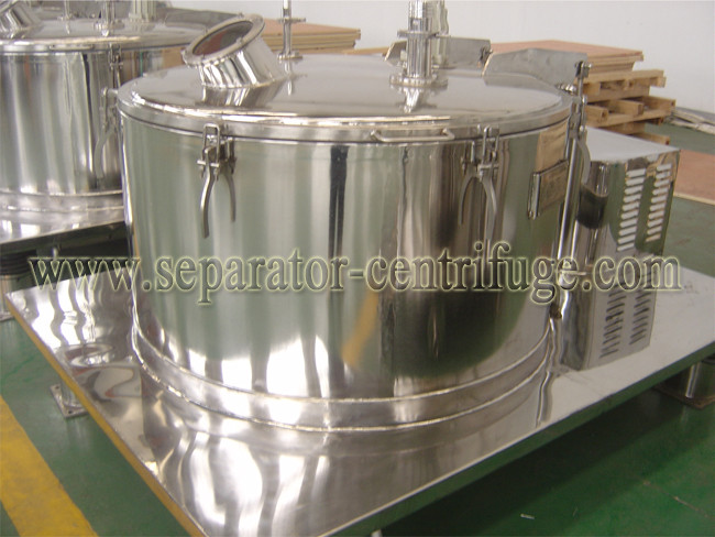 Plate Bag Lifting Discharge Herb Extraction Machine Solid Liquid Centrifuge