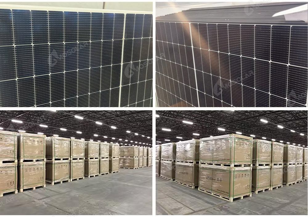 182mmx94mm Cell Size Bifacial Solar Modules 440w 445w 450w for Roof Solar System Tier-1