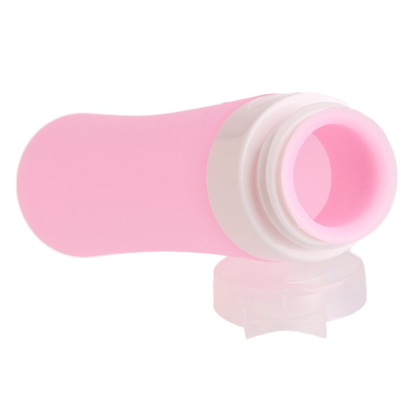 Portable Silicone Cosmetic Container Travel Size Bottles , 80ml