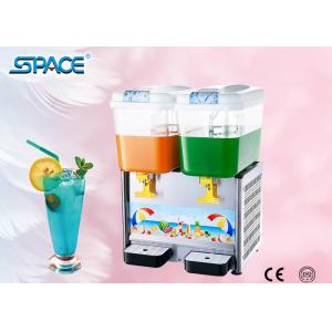 Restaurant Juice Machine Double Dispenser , Cold Fruit Beverage Dispenser