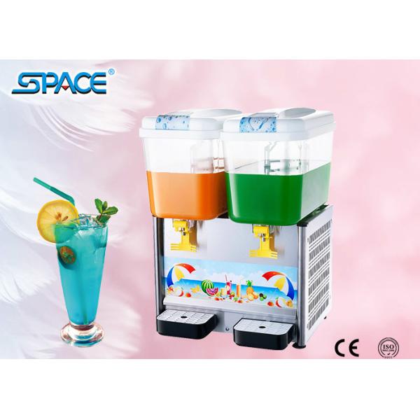 Restaurant Juice Machine Double Dispenser , Cold Fruit Beverage Dispenser