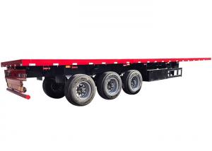 China 20 / 40 FT Cargo Flatbed Container Semi Trailer Truck Container Transport on sale