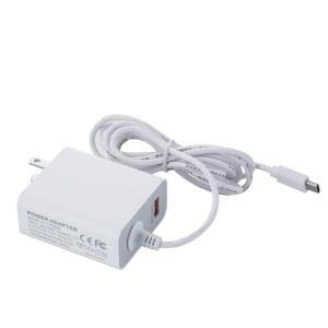 60W USB-C Wall Charger with Fixed Cable for Smartphones Tablets Laptops