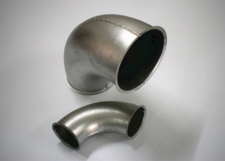 Durable 60 Degree Duct Fittings Dust Extraction Pipe For 80-300mm Size Range