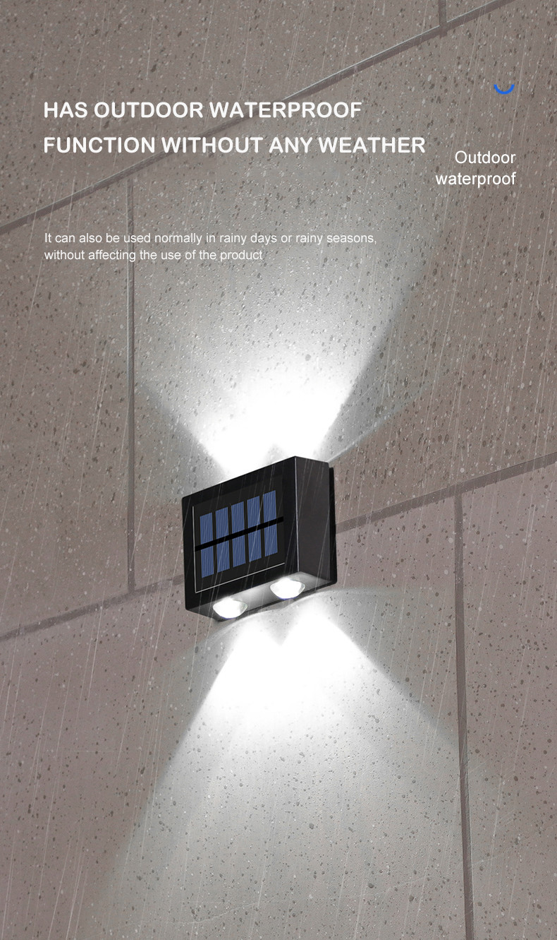 Garden Solar Outdoor Lamp Garden Decoration Wall Washing Atmosphere