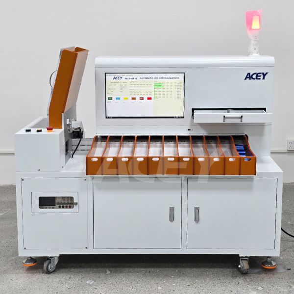 Automatic Lithium Cell Sorting Machine For 18650 21700 26650 32700 Battery