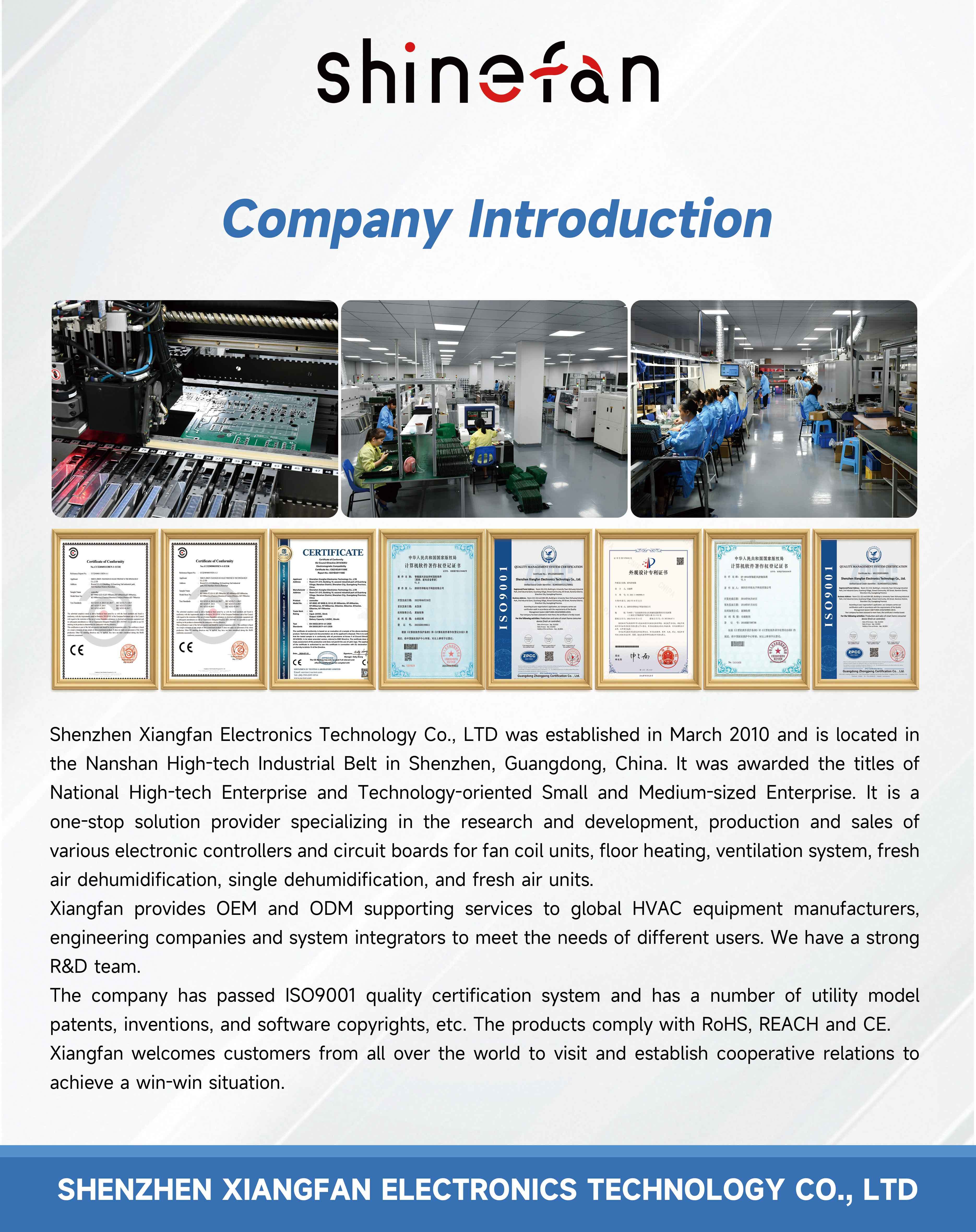 Fresh Air Ventilation & Dehumidifier Unit Main Control Board