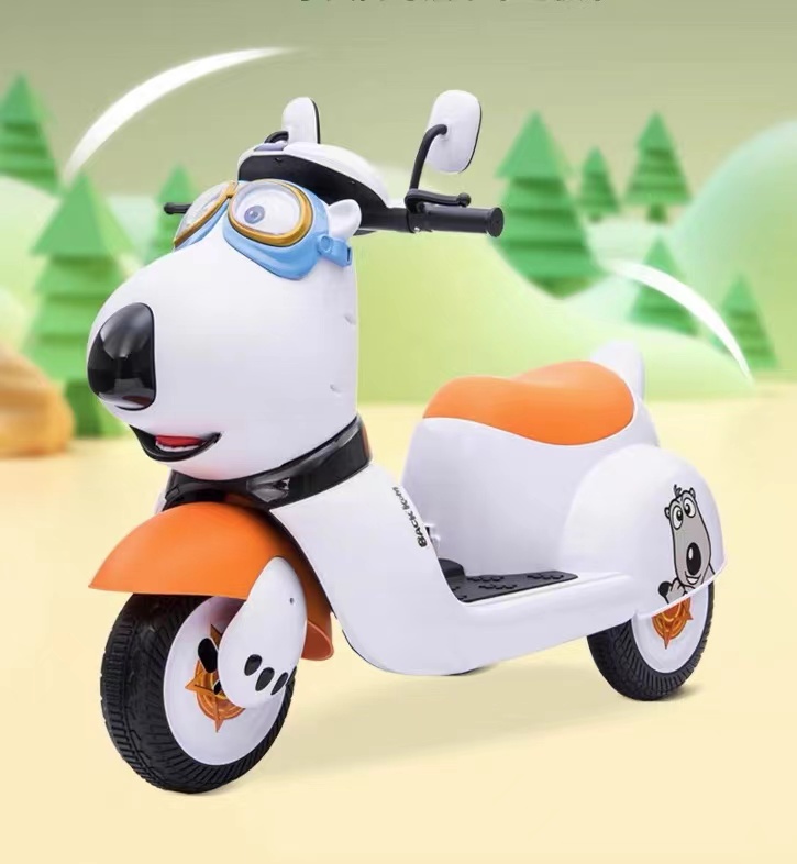 12V4AH *1 Battery Children's Mini Electric Ride On Motorcycle Car for Kids from in Orange