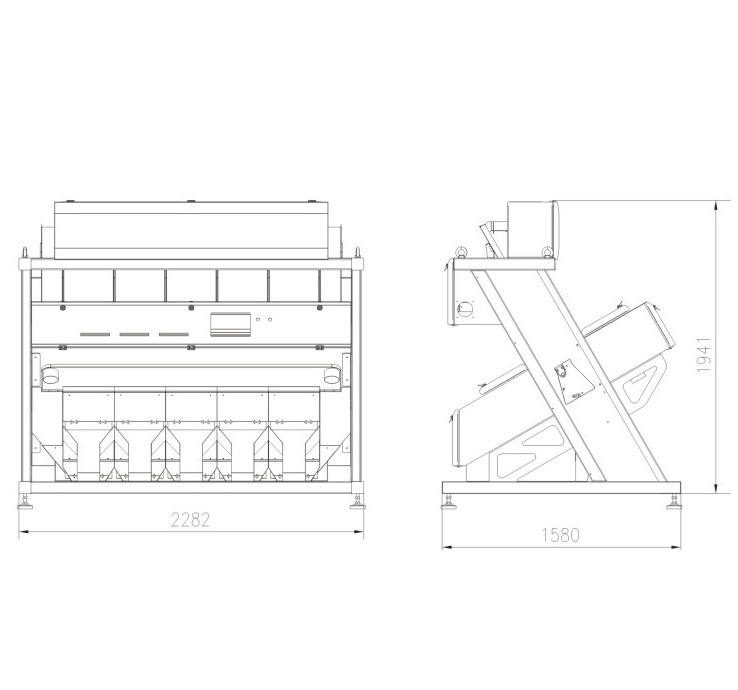 Rice Color Sorter/Rice Separating Machine