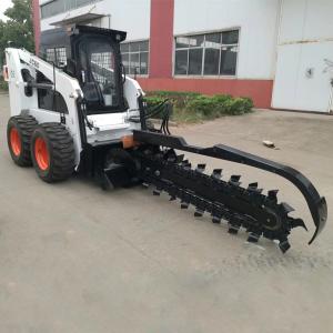China CE Small Skid Steer Loader 4WD High Capacity For Construction on sale