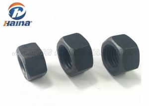 China Black Surface Hex Head Nuts Alloy Steel Grade 2H For Large Heavy Engineering on sale