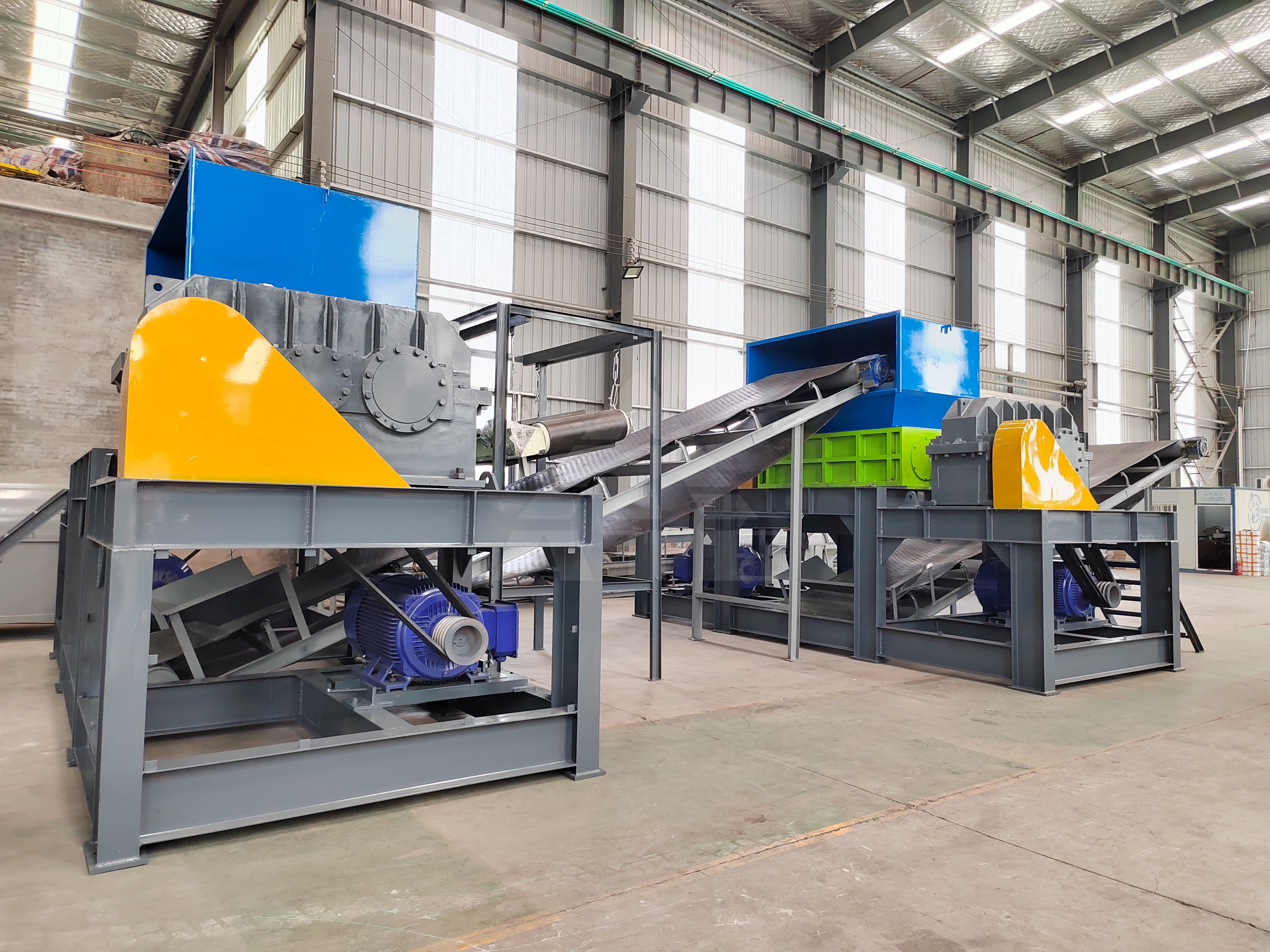 Heavy Scrap Waste Plastic Bucket Bottle Car Shell Carton Box Cardboard Solid Waste Plastic Shredder
