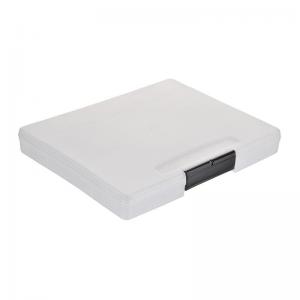 China Durable Portable Clipboard Storage Box Case For A4 Document Office Filing Boxes on sale