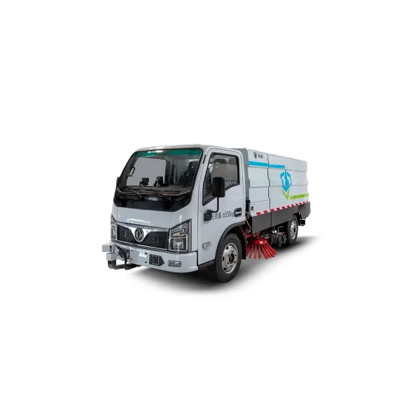 7 Ton Sanitation Vehicle Road Sweeper Truck with 2.2 m³ Water Tank 2.6 m Sweeping Width and 300 km Endurance Mileage