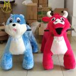 Hansel amusement game machine plush coin operated animal mountable rides