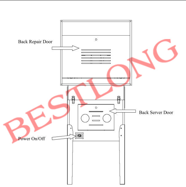Shopping Mall Pinball Machine Medium Density Fiberboard Cabinet
