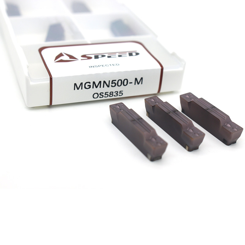 Parting Off Tungsten Carbide Cutter Insert MGMN500 With Anti Vibration Function