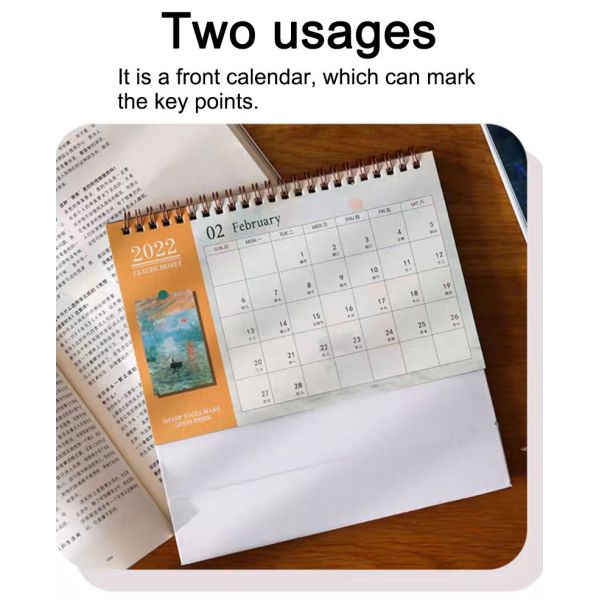 Personalised Stand Up Daily 2022 Desktop Calendar Planner Oem For Office Home