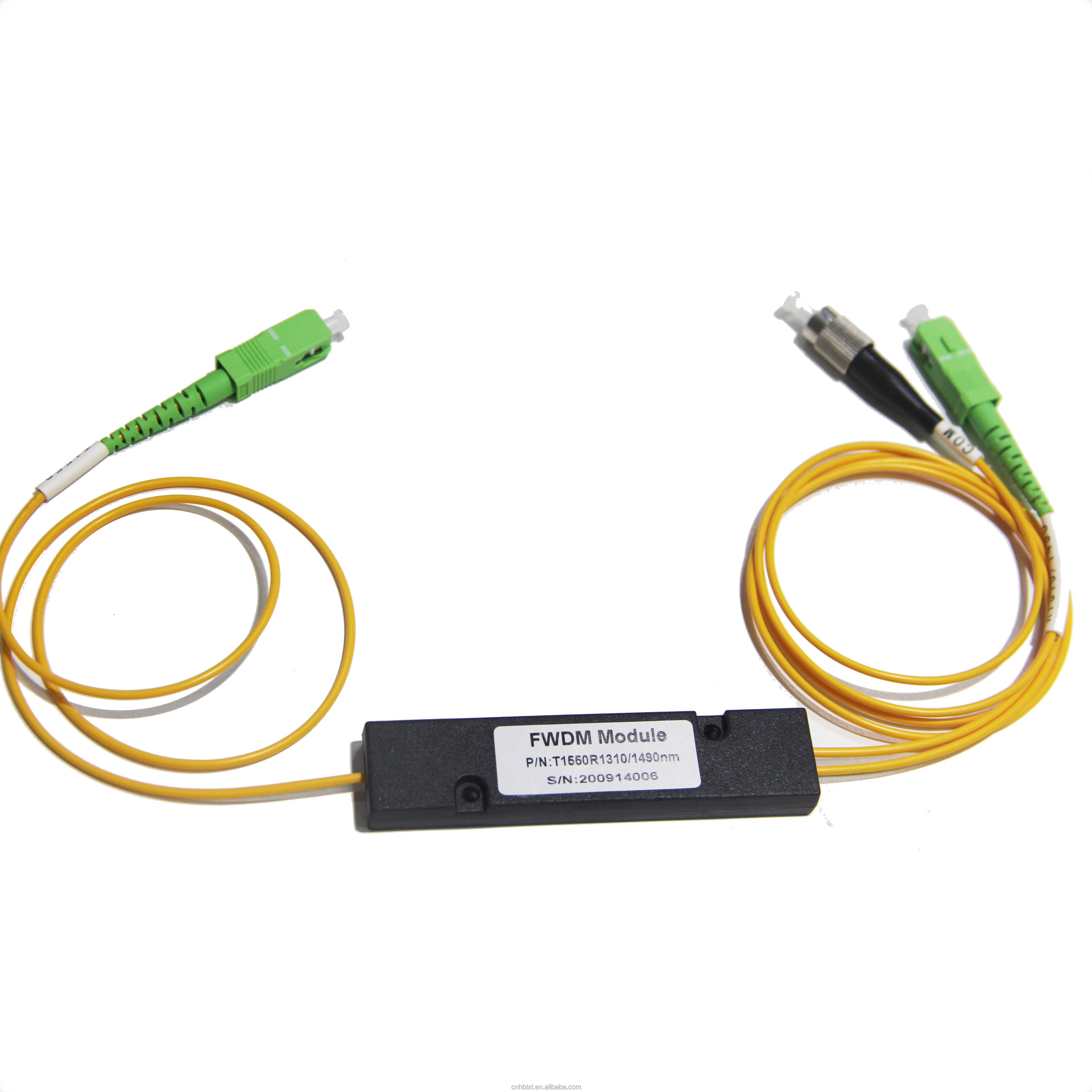 3 Ports FTTH FWDM Splitter 1310 1490nm SC APC ABS Module