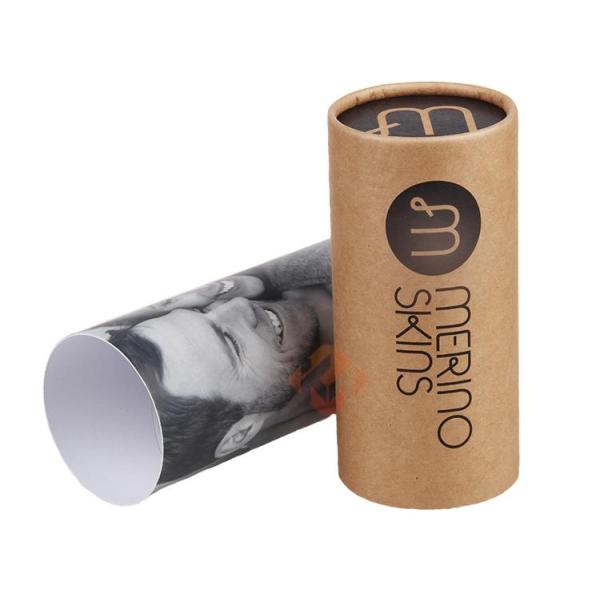 Highly Precise Round Paper Tube Packaging CMYK Printing Cardboard Tubes For Packaging